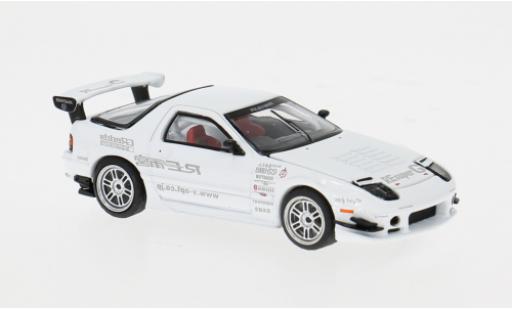 Coche miniatura Mazda RX7 (FC3S) weiss 1986 1/64 Pop Race