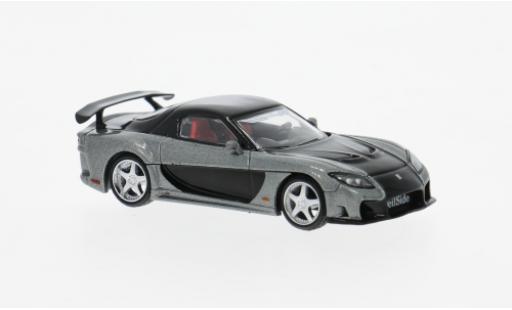 Mazda RX7 1/64 Mini GT (FD3S) grau/schwarz 2011 1:64 coche miniatura