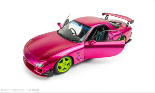Coche miniatura Mazda RX7 (FD3S) LB-Super Silhouette pink 1999 1/18 Solido
