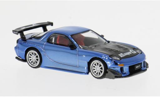 Mazda RX7 1/64 Pop Race RE-Amemiya blau 1:64 coche miniatura