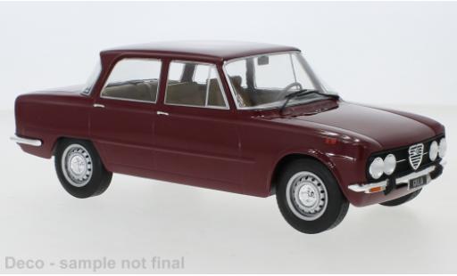 Alfa Romeo Giulia 1/18 MCG Nuova Super rojo 1974 coche miniatura