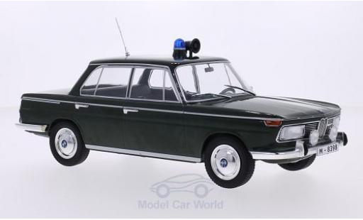 Coche miniatura Bmw 2000 A 1/18 MCG TI (Typ 120) verde Polizei 1966 Türen und Hauben geschlossen Bmw 2000 A 1/18 MCG TI (Typ 120) verde Polizei 1966 Türen und Hauben geschlossen coche miniatura