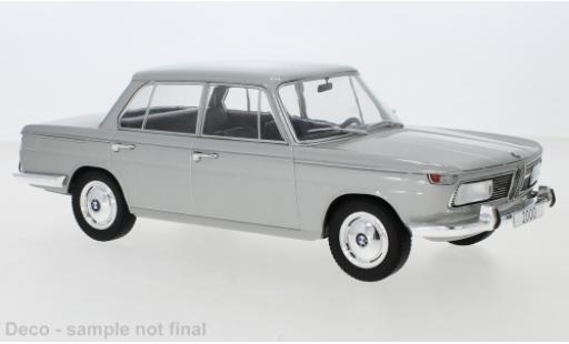 Bmw 2000 1/18 MCG (Typ 121) gris 1966 coche miniatura