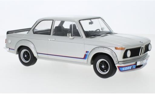Bmw 2002 1/18 MCG Turbo gris 1973 coche miniatura