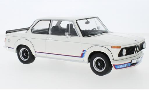 Bmw 2002 1/18 MCG Turbo blanco 1973 coche miniatura