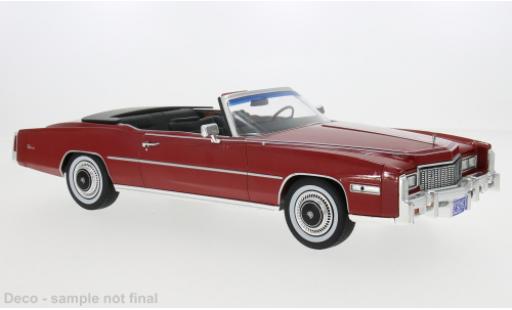 Cadillac Eldorado 1/18 MCG Cabriolet metallise rojo 1976 1:18 coche miniatura