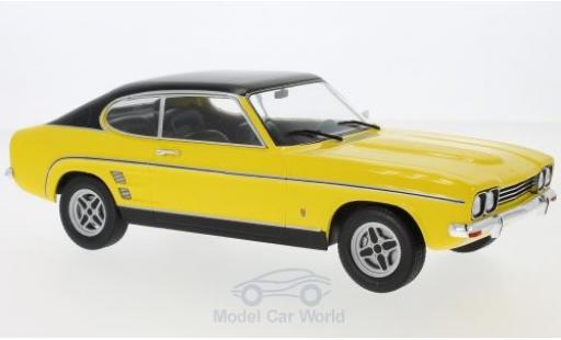 Coche miniatura Ford Capri 1/18 MCG MKI 2000 GXL amarillo/negro 1973 Ford Capri 1/18 MCG MKI 2000 GXL amarillo/negro 1973 coche miniatura