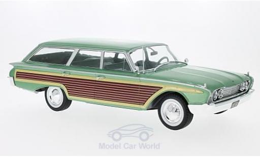 Ford Country Squire 1/18 MCG metalico verde/Holzoptik 1960 coche miniatura