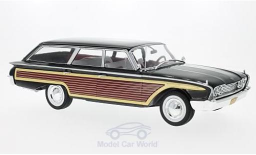 Ford Country Squire 1/18 MCG negro/Holzoptik 1960 ohne Dachreling coche miniatura