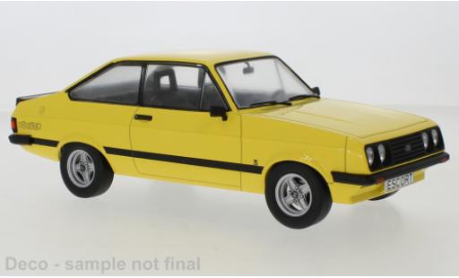 Ford Escort 1/18 MCG MK II RS 2000 amarillo 1976 coche miniatura