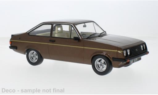 Ford Escort 1/18 MCG MK II RS 2000 metallise braun 1977 1:18 coche miniatura
