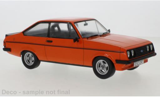 Ford Escort 1/18 MCG MK II RS 2000 naranja 1977 Exklusiv bei Model Car World coche miniatura