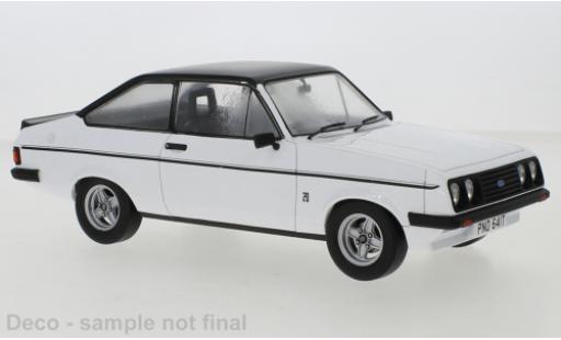 Ford Escort 1/18 MCG MK II RS 2000 blanco/matt-negro 1977 coche miniatura