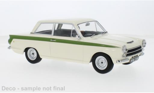 Lotus Cortina 1/18 MCG Ford MK I weiss/grün RHD 1963 1:18 coche miniatura