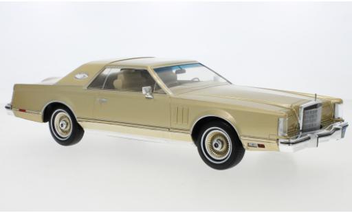 Coche miniatura Lincoln Continental 1/18 MCG Mark V gold 1978 Lincoln Continental 1/18 MCG Mark V gold 1978 coche miniatura