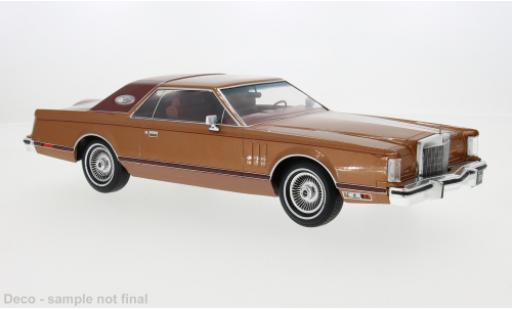 Coche miniatura Lincoln Continental 1/18 MCG Mark V kupfer 1978 1:18 Lincoln Continental 1/18 MCG Mark V kupfer 1978 1:18 coche miniatura