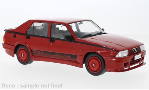 Coche miniatura Alfa Romeo 75 1/18 MCG Turbo Evoluzione rouge 1987 Alfa Romeo 75 1/18 MCG Turbo Evoluzione rouge 1987 coche miniatura