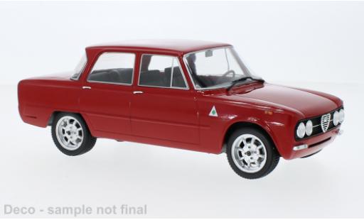 Alfa Romeo Giulia 1/18 MCG Nuova Super rouge 1974 coche miniatura