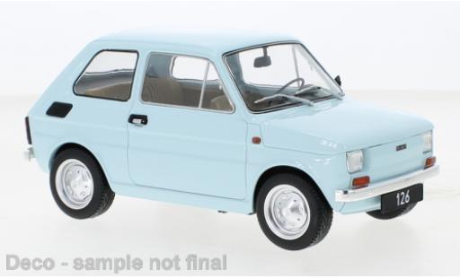 Fiat 126 1/18 MCG azul 1972 coche miniatura