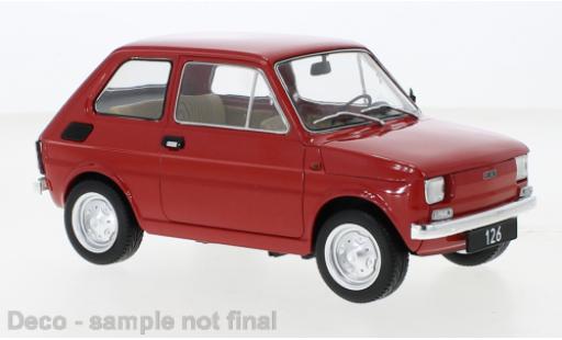 Fiat 126 1/18 MCG rojo 1972 coche miniatura