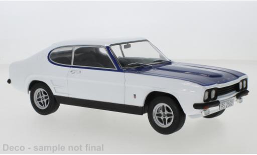 Coche miniatura Ford Capri 1/18 MCG MK I RS 2600 blanco/azul 1973 Ford Capri 1/18 MCG MK I RS 2600 blanco/azul 1973 coche miniatura