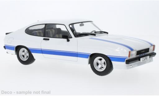 Coche miniatura Ford Capri 1/18 MCG MK II X-Pack blanche 1975 Ford Capri 1/18 MCG MK II X-Pack blanche 1975 coche miniatura