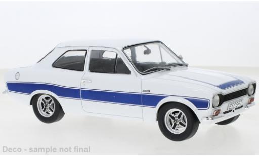 Ford Escort 1/18 MCG MK I RS 2000 blanche/azul 1973 coche miniatura