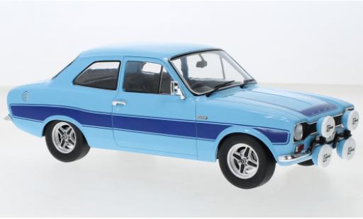 Ford Escort 1/18 MCG MK I RS 2000 azul clair RHD 1973 coche miniatura