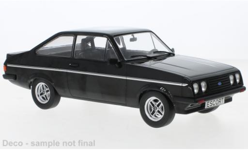 Ford Escort 1/18 MCG MK II RS 2000 negro 1977 coche miniatura