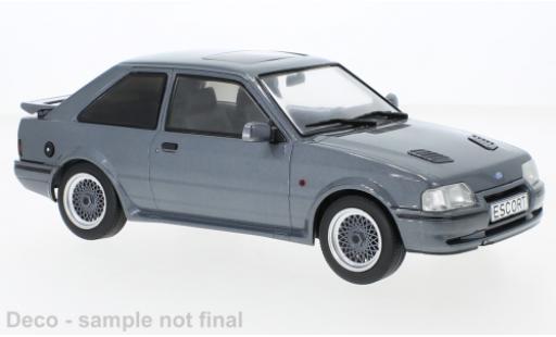 Ford Escort 1/18 MCG RS Turbo S2 metallise gris 1990 coche miniatura