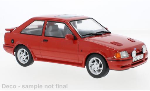 Ford Escort 1/18 MCG RS Turbo S2 rouge 1990 coche miniatura