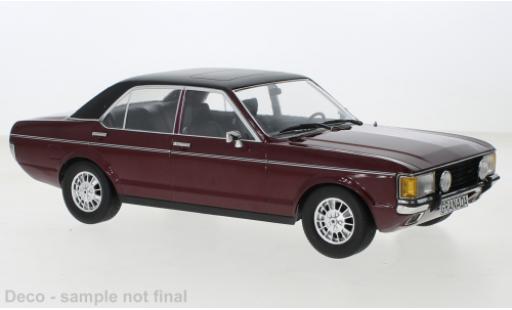Ford Granada 1/18 MCG MK I metallise rojo/matt-negro 1975 coche miniatura
