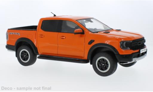 Ford Ranger 1/18 MCG Raptor naranja 2023 coche miniatura