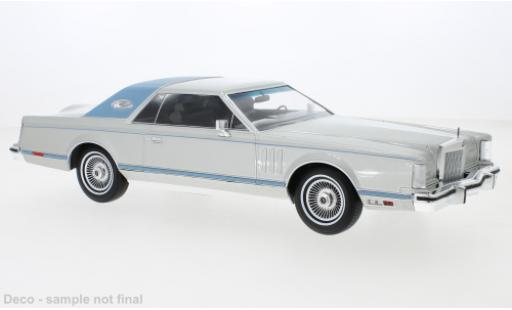 Coche miniatura Lincoln Continental 1/18 MCG Mark V gris 1978 Lincoln Continental 1/18 MCG Mark V gris 1978 coche miniatura