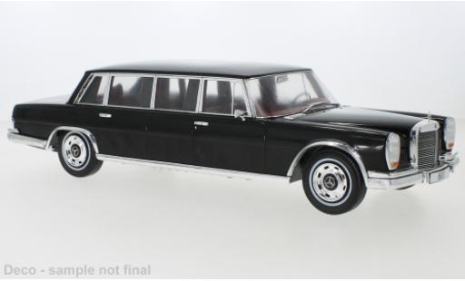 Coche miniatura Mercedes 600 1/18 MCG (W100) negro 1969 Mercedes 600 1/18 MCG (W100) negro 1969 coche miniatura