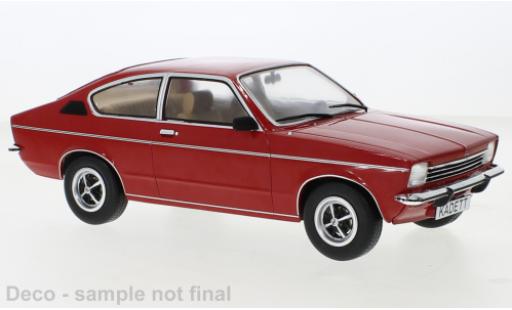 Opel Kadett 1/18 MCG C Coupe rojo 1975 coche miniatura