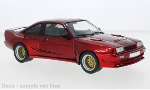 Opel Manta 1/18 MCG B Mattig metallise rojo 1991 coche miniatura