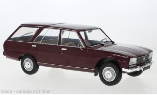 Coche miniatura Peugeot 504 1/18 MCG Break rouge foncé 1976 Peugeot 504 1/18 MCG Break rouge foncé 1976 coche miniatura