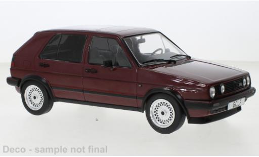 Coche miniatura Volkswagen Golf 1/18 MCG II GTI metallise rouge foncé 1984 Volkswagen Golf 1/18 MCG II GTI metallise rouge foncé 1984 coche miniatura