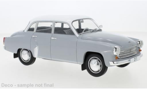Coche miniatura Wartburg 311 1/18 MCG gris/blanco 1959 Wartburg 311 1/18 MCG gris/blanco 1959 coche miniatura