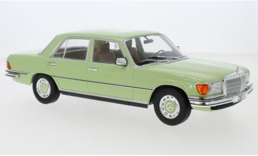 Coche miniatura Mercedes 280 1/18 MCG S (W116) verde 1972 Mercedes 280 1/18 MCG S (W116) verde 1972 coche miniatura