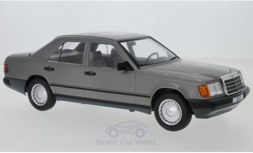 Mercedes 300 1/18 MCG D (W124) metalico gris 1984 coche miniatura