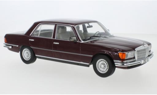 Coche miniatura Mercedes 350 1/18 MCG SE (W116) rojo 1972 Mercedes 350 1/18 MCG SE (W116) rojo 1972 coche miniatura