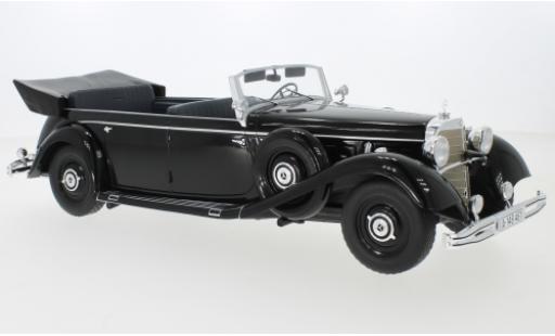 Coche miniatura Mercedes 770 1/18 MCG (W150) Cabriolet negro 1938 Mercedes 770 1/18 MCG (W150) Cabriolet negro 1938 coche miniatura