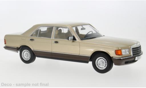 Mercedes Classe S 1/18 MCG (W126) metallise beige 1979 1:18 coche miniatura