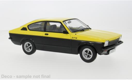 Coche miniatura Opel Kadett 1/18 MCG C Coupe GT/E gelb/schwarz 1975 1:18 Opel Kadett 1/18 MCG C Coupe GT/E gelb/schwarz 1975 1:18 coche miniatura