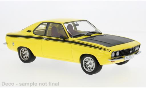 Opel Manta 1/18 MCG A Irmscher gelb/schwarz 1974 1:18 coche miniatura