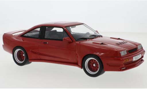 Opel Manta 1/18 MCG B Mattig rojo 1991 coche miniatura