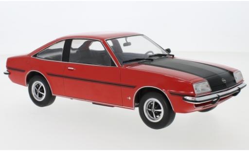 Opel Manta 1/18 MCG B SR rojo/negro 1975 coche miniatura
