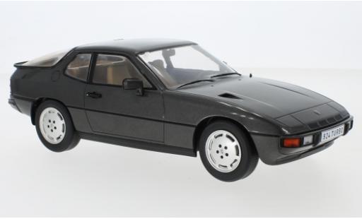 Coche miniatura Porsche 924 1/18 MCG Turbo metalico gris 1979 Porsche 924 1/18 MCG Turbo metalico gris 1979 coche miniatura